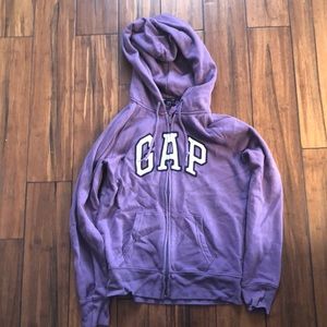 Purple GAP zip up hoodie